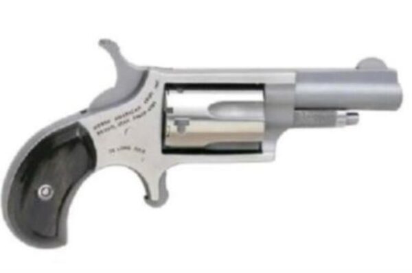 North American Arms Mini 22LR Rev 1-5/8" Barrel SS Black Pearl Grip