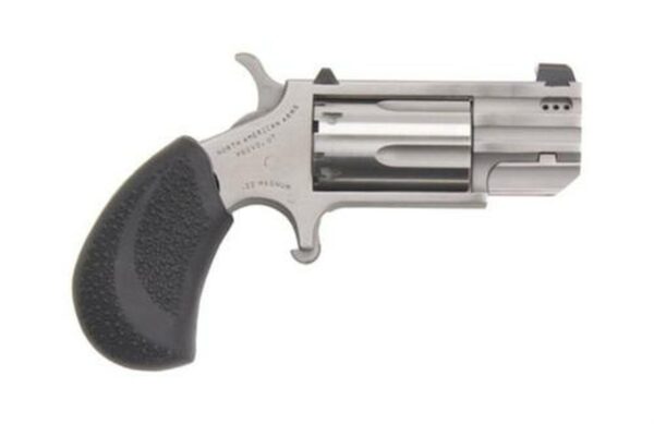 NAA Pug Ported 22 WMR 1" 5 Rds White Dot Sight Black Poly Grip SS