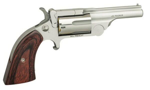 NAA Ranger II .22 WMR, 1.63" Barrel, Rosewood Boot Grip, Chrome, 5rd