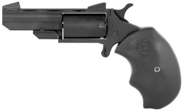 NAA Black Widow .22 Mag, 2" Barrel, Black Oversized Rubber Grip, Black, 5rd