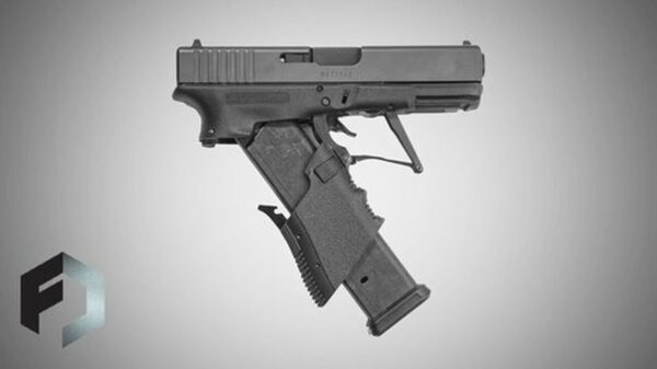Full Conceal, M3D 19 Gen 4, Safe Action, Foldable Compact Pistol, 9mm, 4.01" Barrel, Polymer Frame, Matte Finish, 21Rd, 1 Mag, Fixed Sights, Glock OEM Rail