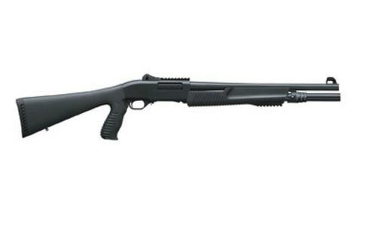 Weatherby PA-459 Threat Response, 12 Ga, 18.5", 3" Chamber, Matte Black, Synthetic Pistol Grip Stock