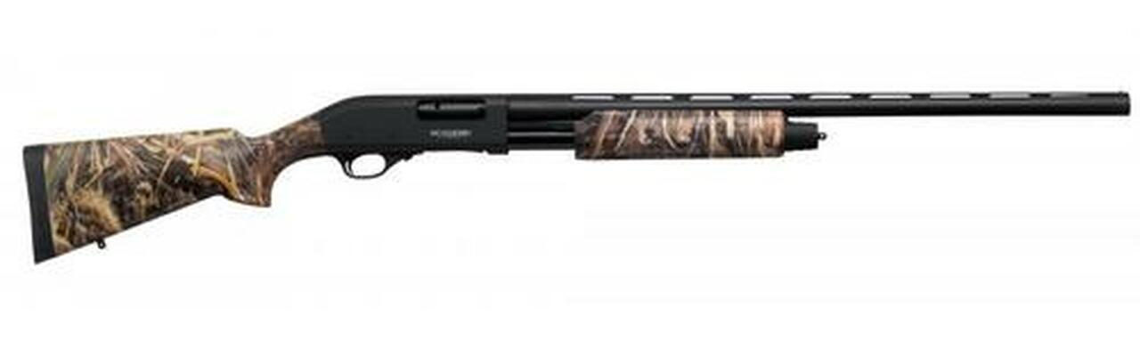 Weatherby PA-08 Waterfowler, 12 Ga, 26", 3" Chamber, Max-5 Camo, Matte Black