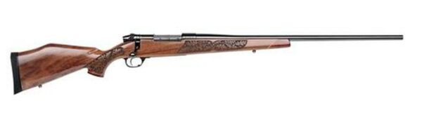 Weatherby Mark V Lazermark, .257 Wby Mag, 26", Blued, Laser Carved Walnut Stock