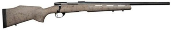 Weatherby Vanguard H-BAR RC Rifle, .22-250, 22",, , Tan, Black Spiderweb Stock, 5 rd