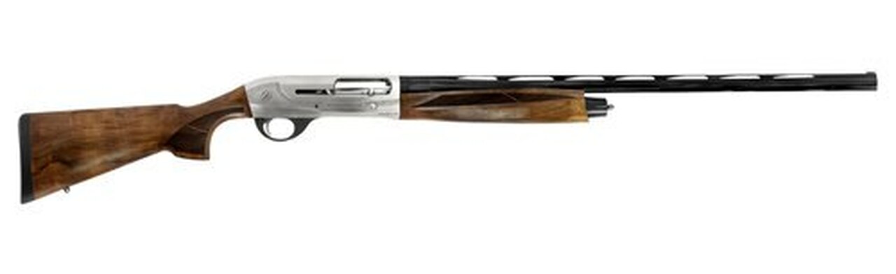 Weatherby 18i Deluxe 20 Ga, 26" Barrel, 3", Walnut Stock, Silver Aluminum Alloy, 2rd