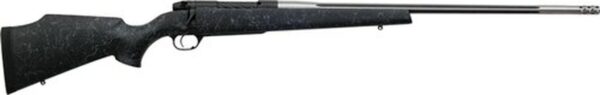 Weatherby Mark V Accumark, Bolt Action, 257 Weatherby Magnum, 28" Barrel, Black/Stainless Finish, Fiberglass Stock, 4Rd