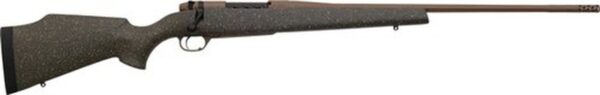 Weatherby Mark V Weathermark LT 257 Weatherby Mag, 26" Flat Dark Earth Cerakote Green, Flat Dark Earth Speckle Fixed Monte Carlo Stock, RH, 3rd