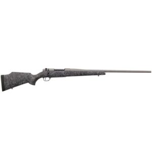 Weatherby Mark V Weathermark 6.5-300 Weatherby Mag, 26" Tac Gray Cerakote, Gray Webbing, Monte Carlo, RH, 3rd