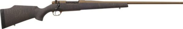 Weatherby Mark V Weathermark Bronze 257 Weatherby Mag, 26" Burnt Bronze, Cerakote Black, Monte Carlo Stock, RH, 3rd
