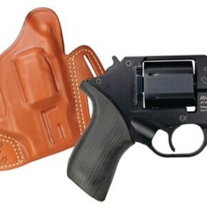 Chiappa MKS Rhino 357 Magnum/38 Special 2" Barrel 6rd Black Rubber Grip Black