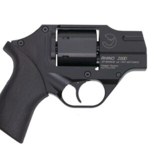 Chiappa Rhino 200D .40 SW DAO, Black, Holster, jMoonclips, 6rd
