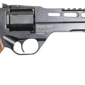 Chiappa Rhino SA/DA Revolver .357 Mag/38 Spl 6" Barrel Black Medium Wood Grips 6rd
