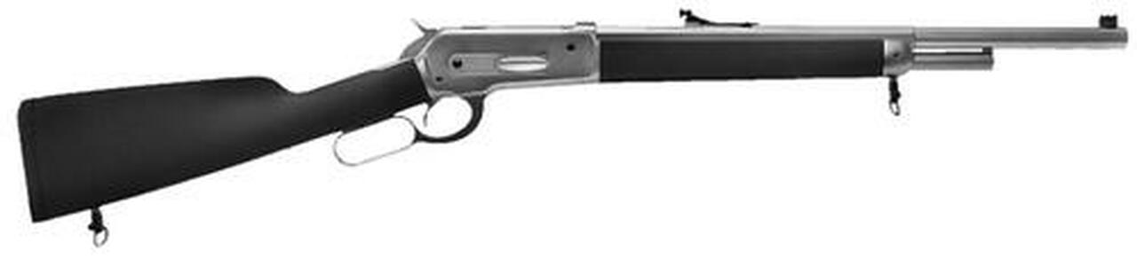 Chiappa 1886 Kodiak Lever 45-70 Govt 18.5" Barrel, Rubberized Wood Stock Ni, 4rd