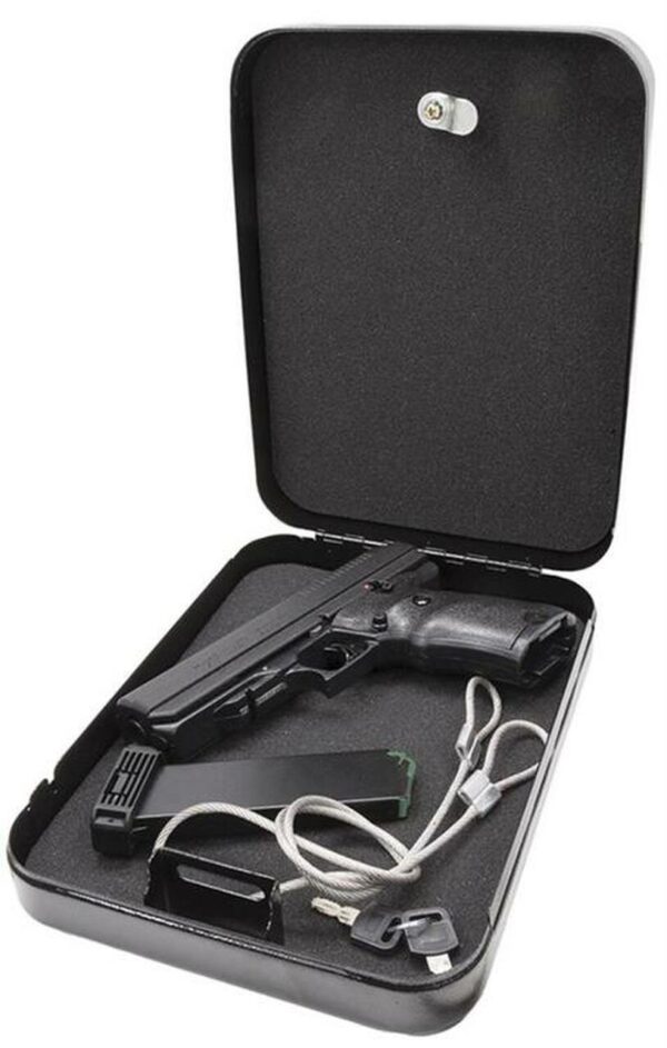 Hi-Point Home Security Pack 40S&W Gun 4.5" Barrel, Black Poly, Lockbox, 10rd