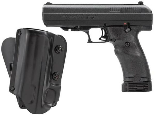 Hi-Point 45 ACP, Galco Kydex Holster 4.5" Barrel, Black Poly Grips Finish, 9rd