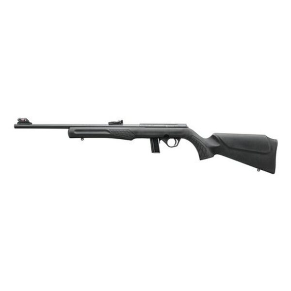 Rossi RB22 22LR, 18" Barrel, Black, Synthetic Stock, 10Rd, Adjustable Fiber Optic Sights