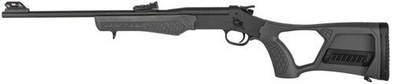 Rossi Tuffy Matched Pair, Single Shot, 22 LR, 410 Ga, 18.5" Barrel, Gray, Synthetic Stock