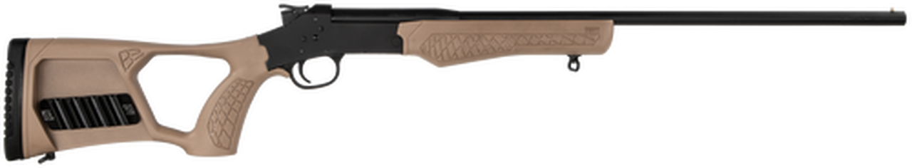 Rossi Tuffy Matched Pair, Single Shot, 22 LR, 410 Ga, 18.5" Barrel, Tan, Synthetic Stock