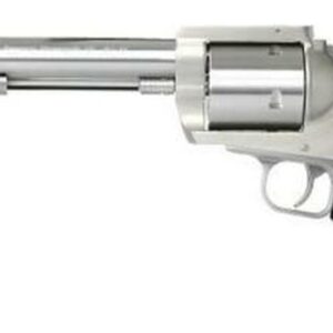 Magnum Research Big Frame 454 Casull 7.5" 5 Black Hogue Rubber Grip SS
