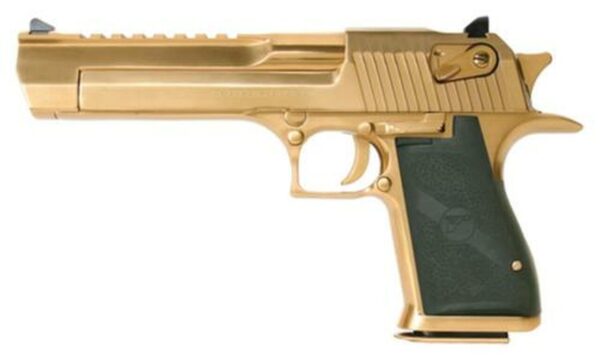 Magnum Research Desert Eagle Mark XIX 50AE 6" Barrel, Black Synthetic Titanium Gold, 7rd