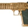Magnum Research Desert Eagle, .50 AE, Titanium Gold, Tiger Stripes