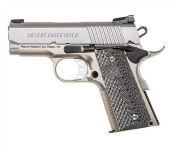Magnum Desert Eagle 1911 Undercover Single 45 ACP 3" Barrel, Wood Grips SS, 6rd