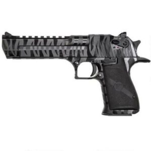 Magnum Research Desert Eagle, .50 AE, 6" Brrel, Black Tiger Stripe 8rd Mag