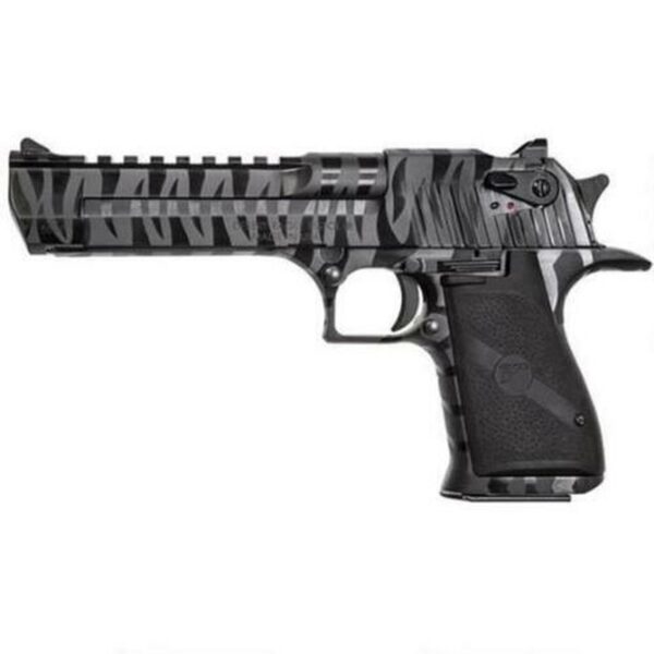 Magnum Research Desert Eagle, .50 AE, 6" Brrel, Black Tiger Stripe 8rd Mag