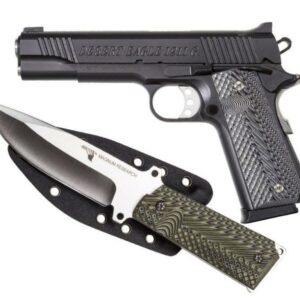 Desert Eagle 1911 Pistol/Knife Combo 45 ACP 5" Barrel 8rd Mag Plus 1911 Fixed Blade Knife, Sheath