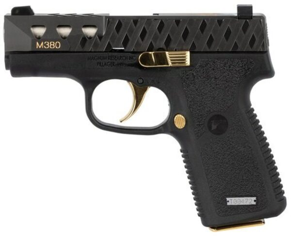 Magnum Research M380, .380 ACP, 3" Barrel, 7rd, Tungsten Slide, Black