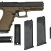 Glock 19, Gen4, 9mm, 15 Round Mags, FLAT DARK EARTH FRAME