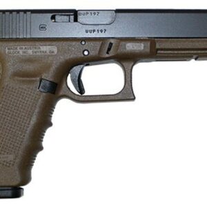 Glock G34 G4 Flat Dark Earth 9MM, 5.3" AS, 17 rd