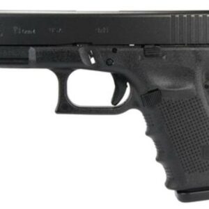 Glock, 19 Gen 4, Safe Action, Compact, 9mm, 4.02" Barrel, Polymer Frame, Matte Finish, Fixed Sights, 15Rd, 3 Magazines