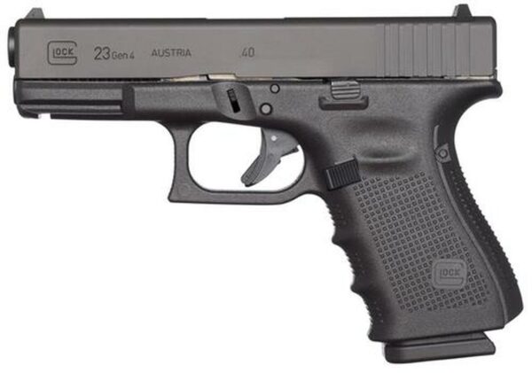 Glock G23 Gen4 .40 S&W, 4", 10rd, Fixed Sights, Black