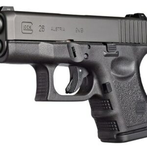 Glock G26 Subcompact Double 9mm 3.4" Barrel, Black, 10rd
