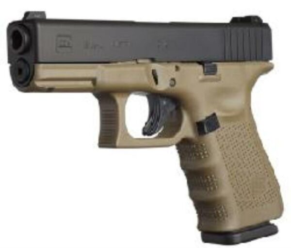 Glock G19 Gen4 9mm 4" Barrel Olive Drab Frame Fixed Sights 15rd Mags Austrian Made