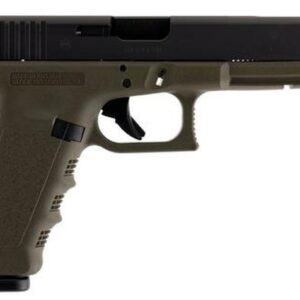 Glock G34 G3 9mm, 5.31", 17rd, OD Green Frame, Black Slide