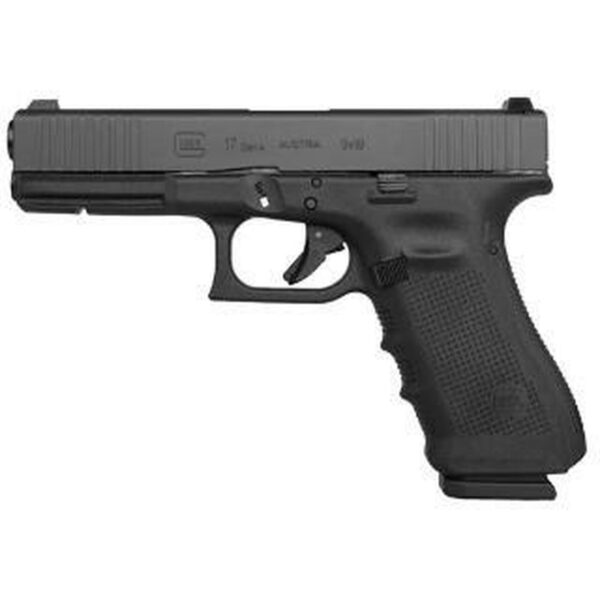 Glock G17 G4 9mm, 4.48", 10rd, Steel Sights, Front Slide Serrations