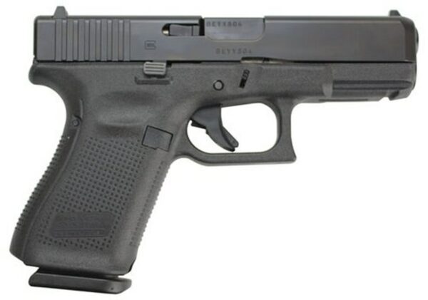Glock G19 Gen5, 9mm, 4" Barrel, Fixed Sights, Modular Backstrap, 15rd