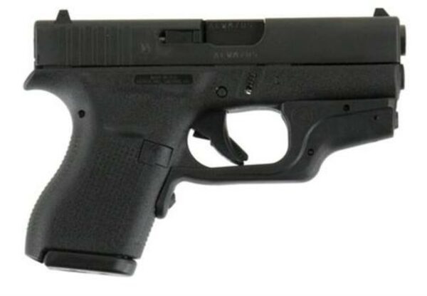 Glock G42 .380 ACP, 3.25", FS, Crimson Trace Laserguard, Pocket Holster, 6rd