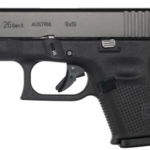 Glock G26 Gen5 9mm Fixed Sights 10rd Mag