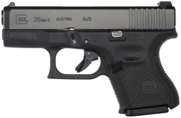 Glock G26 Gen5 9mm Fixed Sights 10rd Mag