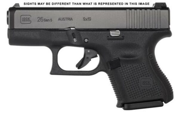 Glock G26 Gen5 9mm Glock Night Sights 10rd Mag