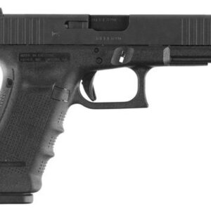 Glock 17 G4 9mm, Front Glock Night Sight, Serrated Slide, Extended Controls,10rd