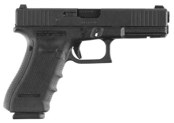 Glock 17 G4 9mm, Front Glock Night Sight, Serrated Slide, Extended Controls,10rd