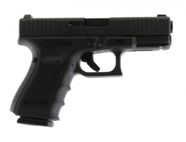 Glock 19 G4, 9mm, Front Slide Serrations, Extended Controls, Night Sights, 15rd