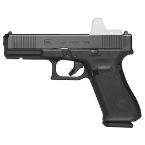 Glock G17 Gen5 M.O.S. 9MM, 4.49" Marksman Barrel, Fixed Sights, Ambi Slide Stop, Flared Mag Well, 17rd Mag