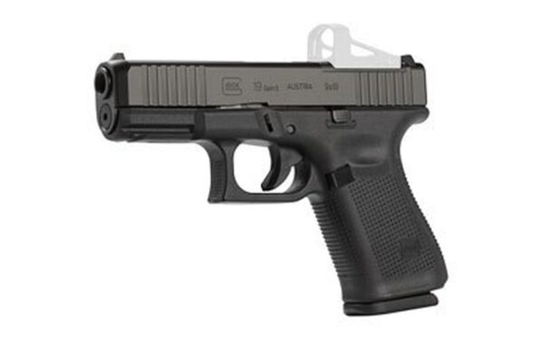 Glock G19 Gen5 M.O.S. 9MM, 4" Marksman Barrel, Fixed Sights, Ambi Slide Stop, Flared Mag Well, 10rd Mag