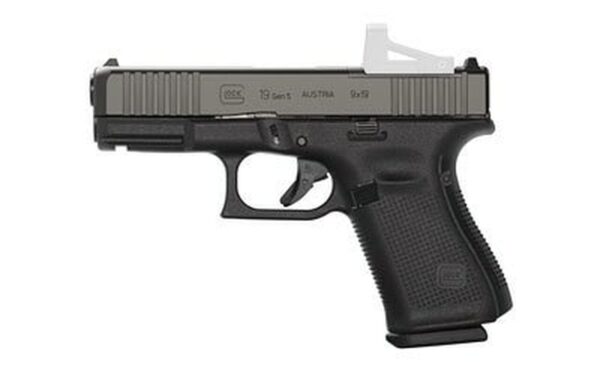 Glock G19 Gen5 M.O.S. 9MM, 4" Marksman Barrel, Fixed Sights, Ambi Slide Stop, Flared Mag Well, 10rd Mag